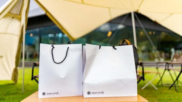 ランドステーション白馬で購入した買い物の袋